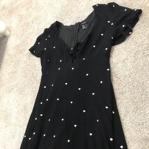 Black heart dress
